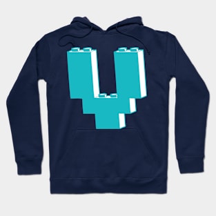 THE LETTER V by Customize My Minifig Hoodie